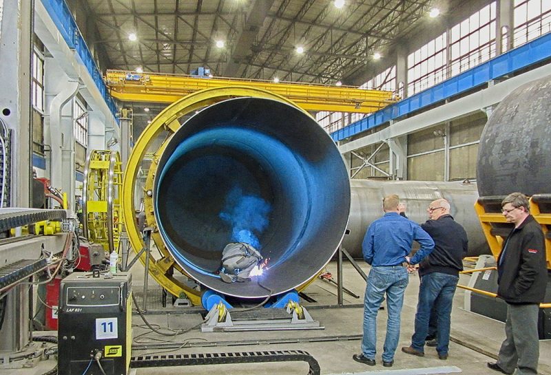 At the tank-production-site of Ekonstal-Group