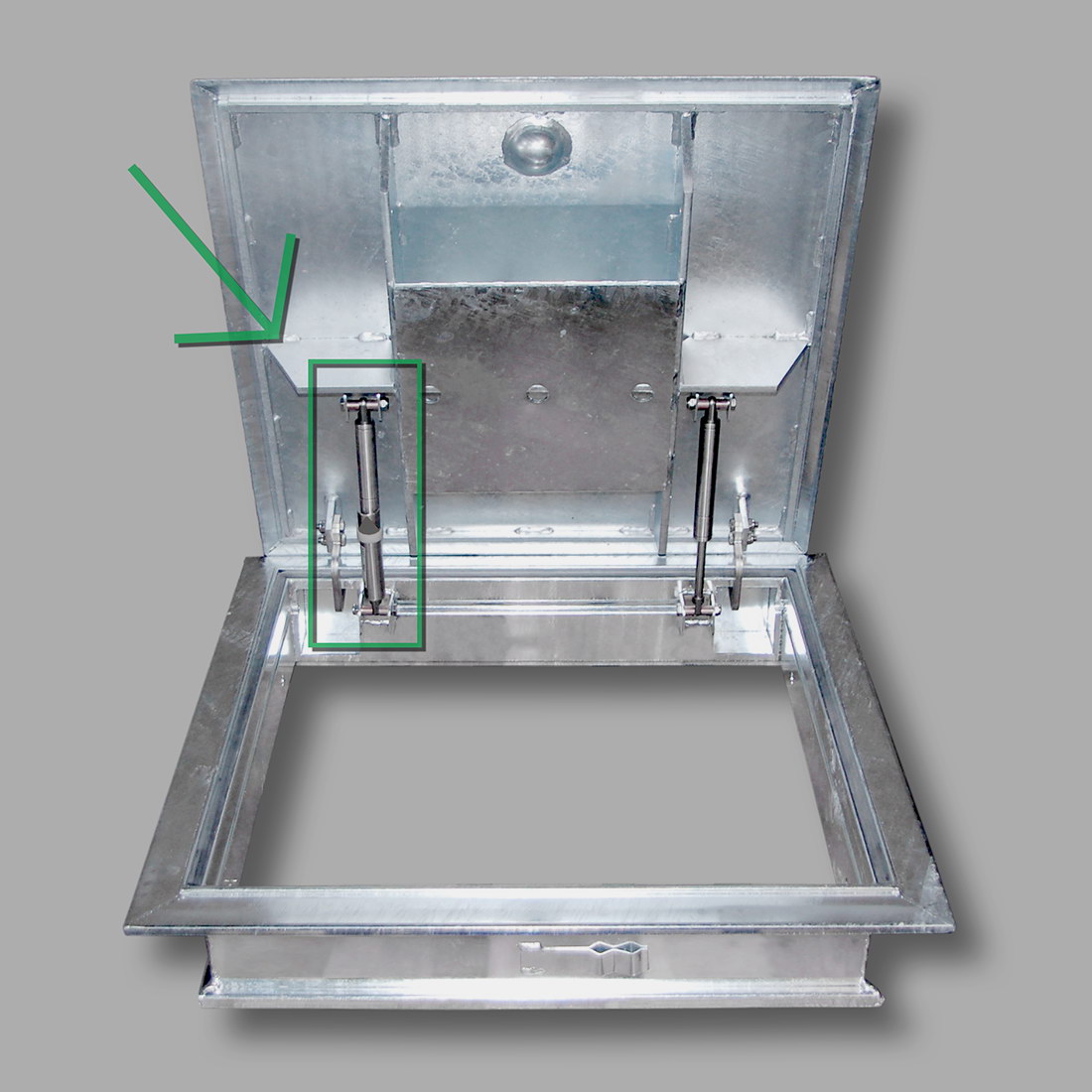 Gasdruckfeder mit Arretierung