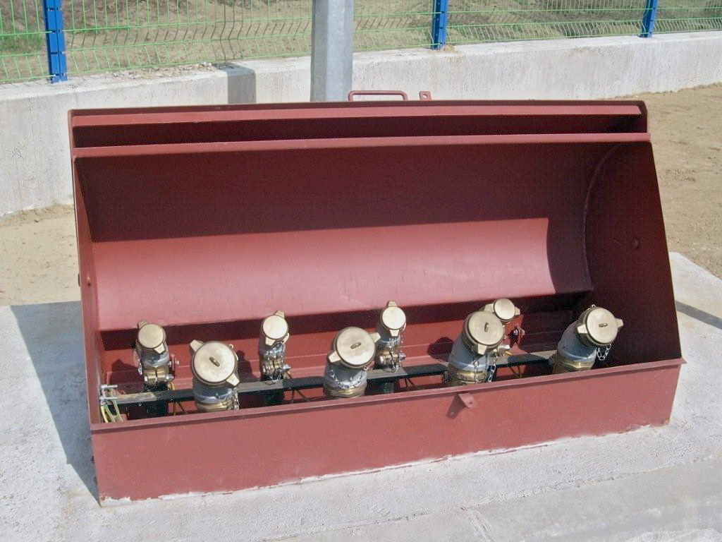 Oberirdischer Befüllschacht