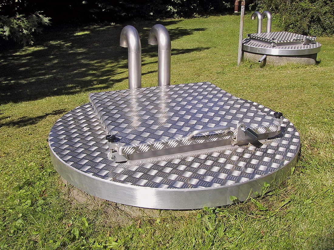 Abdeckung mit Entlüftung