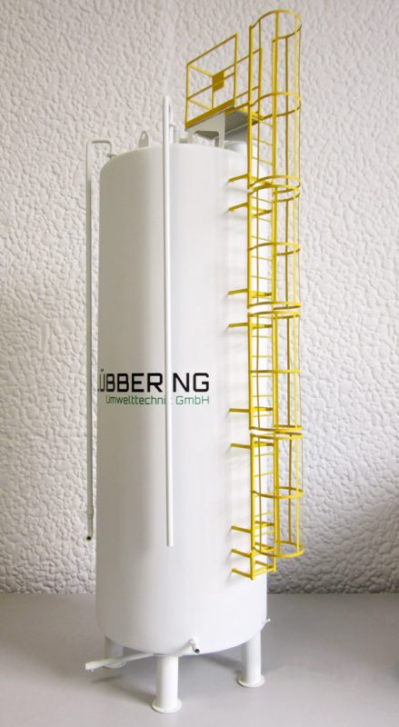 Model of a storage container