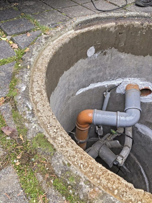 Sanierung eines Regenwasser-Pumpenschachtes