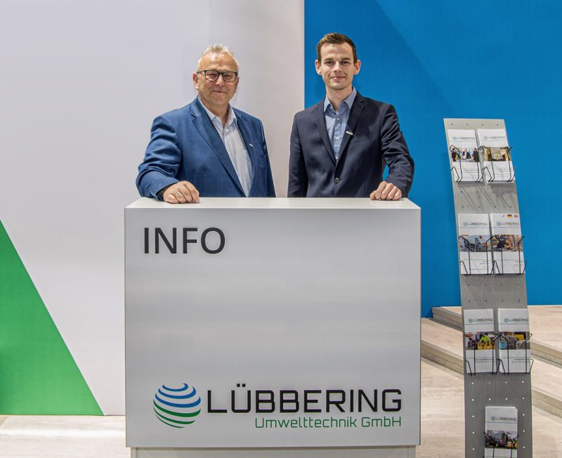 Jörg and Max Müller at the exhibition stand