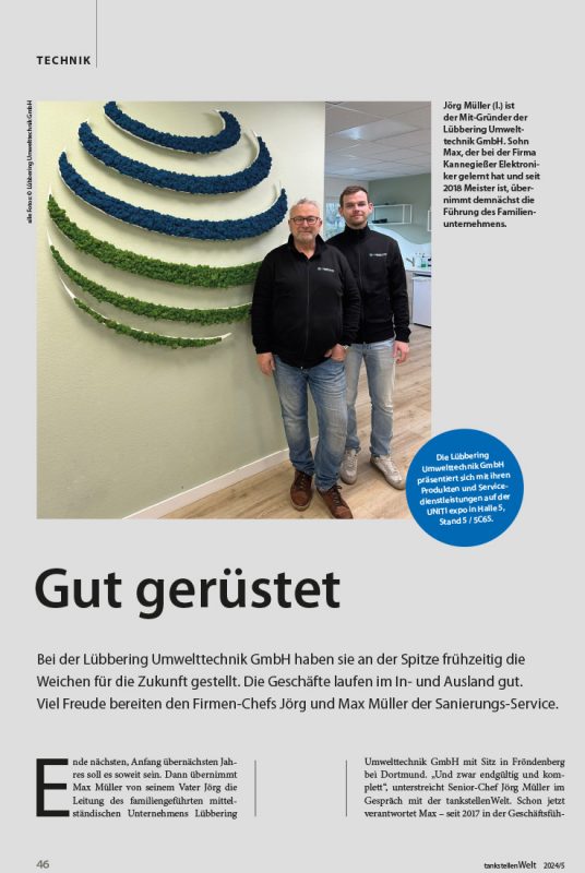 Report in "tankstellenWelt", issue 5/2024