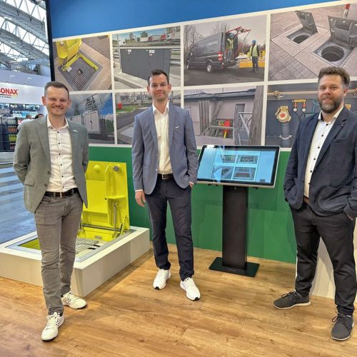 Auf der Tankstelle & Mittelstand ’25: Jan Gustmann, Max Müller und Franz Oesterberg (v.l.n.r.) Auf der Tankstelle & Mittelstand '25: Jan Gustmann, Max Müller und Franz Oesterberg (v.l.n.r.)